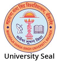 mgsu ma|Maharaja Ganga Singh University .